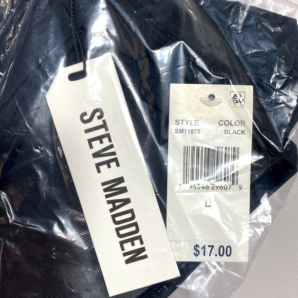 2 Pair Steve Madden Brown and Black Womens Underwear size Large - Picture 10 of 10